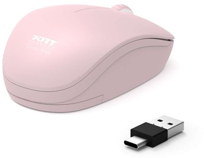 Изображение MOUSE USB OPTICAL WRL COLLECT./PINK 900541 PORT DESIGNS