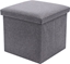 Picture of Mufart Pufa skadana L do salonu, sypialni, garderoby oraz przedpokoju - 38x38x38cm Szara
