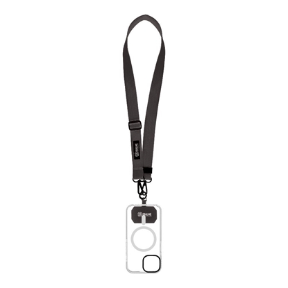 Attēls no OBAL:ME NeckTag Ribbon Rope for Mobile Phone / black