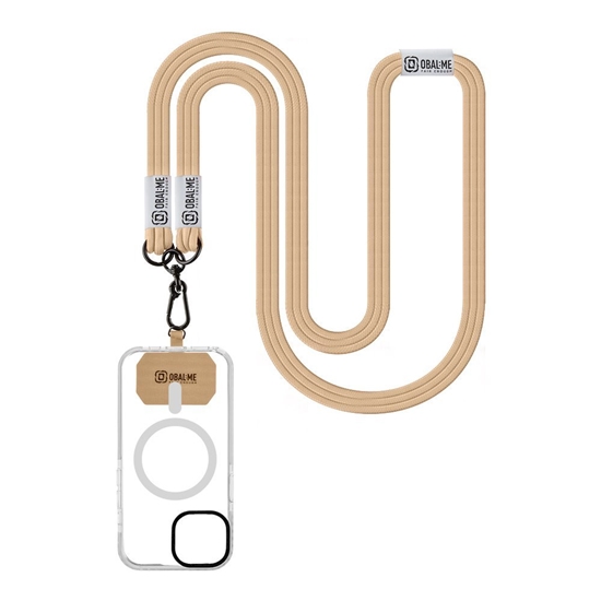 Изображение OBAL:ME NeckTag Trio Rope for Mobile Phone / khaki