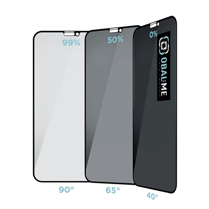 Attēls no OBAL:ME Privacy 5D Glass Screen Protector for Apple iPhone 11/XR / black