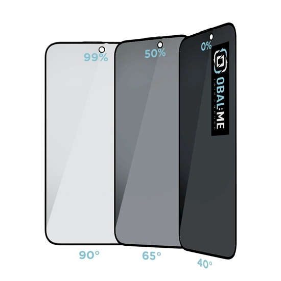 Picture of OBAL:ME Privacy 5D Glass Screen Protector for Apple iPhone 15/16 / black