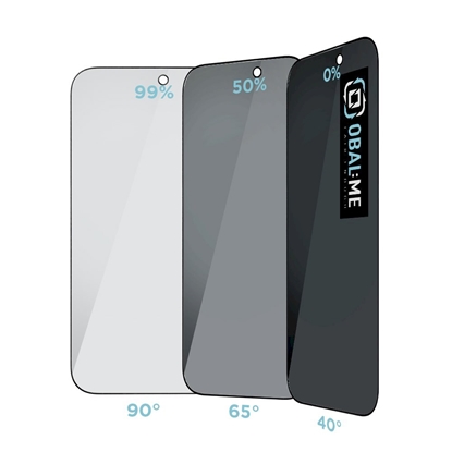 Attēls no OBAL:ME Privacy 5D Glass Screen Protector for Apple iPhone 17/17 Pro / black