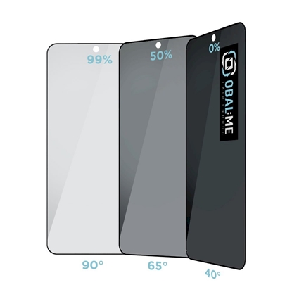 Attēls no OBAL:ME Privacy 5D Glass Screen Protector for Samsung Galaxy S21 / black