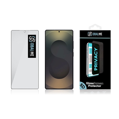 Attēls no OBAL:ME Privacy 5D Glass Screen Protector for Samsung Galaxy S25 Ultra / black