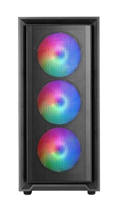 Изображение Obudowa MARS MC-AIR BLACK ATX 4x FRGB fan