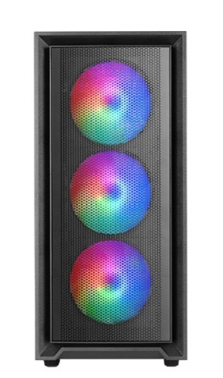 Изображение Obudowa MARS MC-AIR BLACK ATX 4x FRGB fan