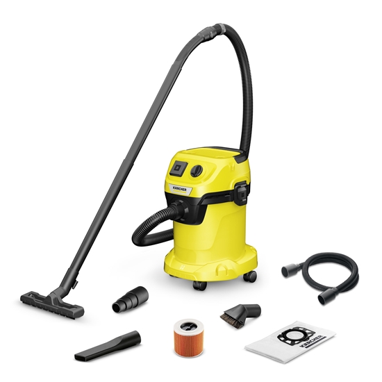 Изображение Odkurzacz przemysowy Karcher Kärcher na mokro i sucho czyszczenia dulki siurblys WD 3 P V-17/4/20 Workshop (1.628-175.0)