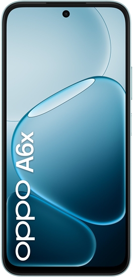 Picture of OPPO A6x 17,1 cm (6.75") Dual SIM Android 15 4G USB Type-C 4 GB 128 GB 6100 mAh Niebieski