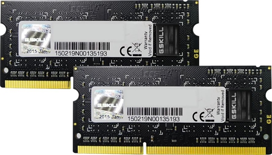 Picture of Pami do laptopa G.Skill SODIMM, DDR3, 8 GB, 1600 MHz, CL9 (F3-12800CL9D-8GBSQ)