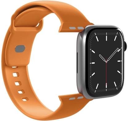 Picture of Pasek silikonowy Puro Icon do Apple Watch 44 / 45 / 46 / 49 mm - pomaraczowy
