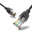 Picture of PATCH CABLE CAT.6A UTP/1.5M BLACK SLIM IBIBG VENTION