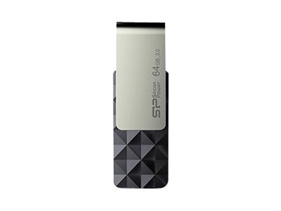 Изображение Silicon Power | Blaze B30 | 64 GB | USB 3.0 | Black