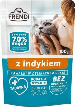 Attēls no Pet Republic FRENDI KOT sasz.100g INDYK sos /24