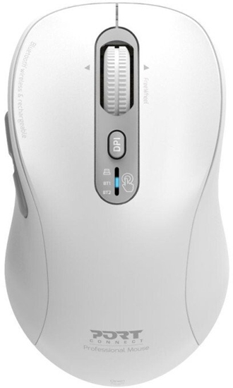Picture of Port MOUSE RECHARGEABLE BLUETOOTH PRO USB-C & USB-A White