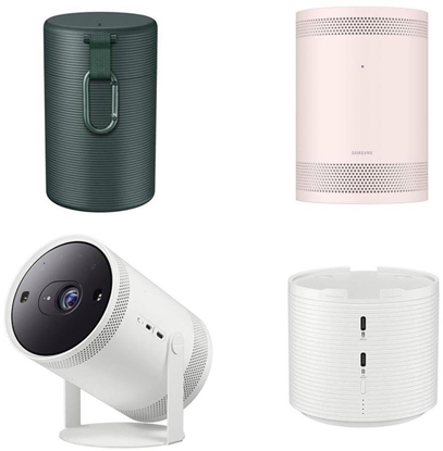 Attēls no Projektor Samsung The Freestyle (Gen 2) 30-100" biay/róowy - Projektora komplekts F-SP-LFF3-BOX2 (8806097856078)