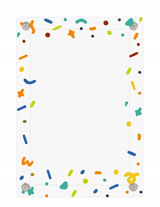 Picture of Ramka LoveInstant Ramka Na Magnes Lodówk Do Zdj Instax Mini 99 41 12 40 11 Evo Liplay Link Konfetti