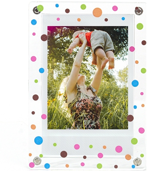 Picture of Ramka Na Magnes Lodówk Do Zdj Instax Mini 99 41 12 40 11 Evo Liplay Link / Kolorowe Kropki