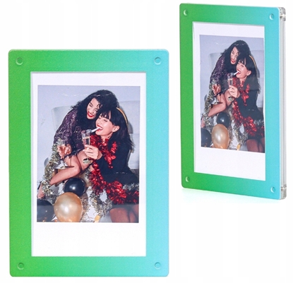 Picture of Ramka Na Magnes Lodówk Do Zdj Instax Mini 99 41 12 40 11 Evo Liplay Link / Zielono - Niebieski