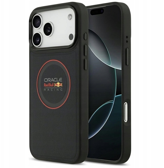 Picture of Red Bull Etui Meshed Red Ring & Metal Buttons MagSafe do iPhone 17 Pro Max granatowy