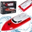 Picture of RoGer Remote Controlled Racing Boat 4CH mini CP802 Red