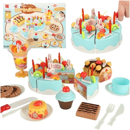 Picture of RoGer Toy Birthday Cake Cutting Set 75pcs