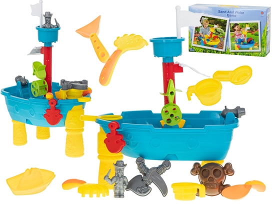 Picture of RoGer Water And Sand Play Table “Pirate Ship” 25pcs