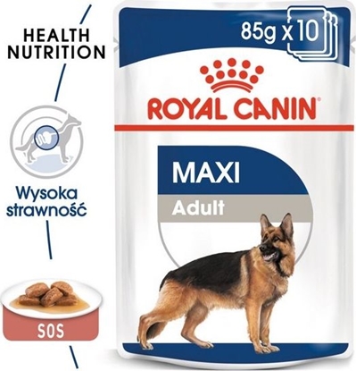 Picture of Royal Canin Royal Canin Maxi Adult karma mokra dla psów dorosych, do 5 roku ycia, ras duych saszetka 140g