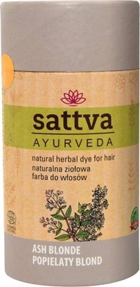 Picture of Sattva SATTVA_Natural Herbal Dye for Hair naturalna zioowa farba do wosów Ash Blonde 150g