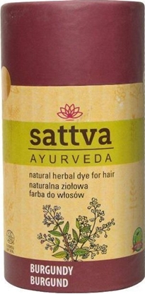 Picture of Sattva SATTVA_Natural Herbal Dye for Hair naturalna zioowa farba do wosów Burgundy 150g