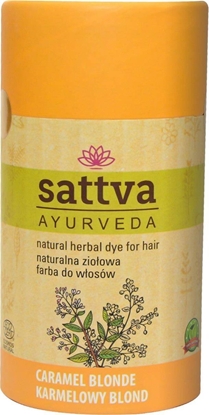 Picture of Sattva SATTVA_Natural Herbal Dye for Hair naturalna zioowa farba do wosów Caramel Blonde 150g