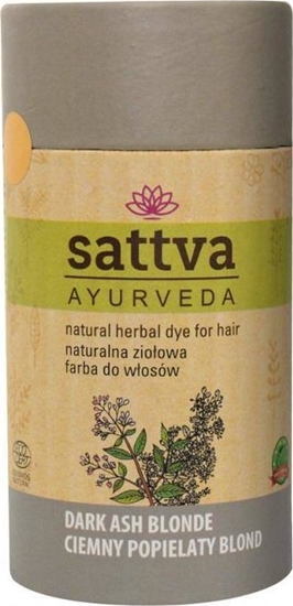 Picture of Sattva SATTVA_Natural Herbal Dye for Hair naturalna zioowa farba do wosów Dark Ash Blonde 150g