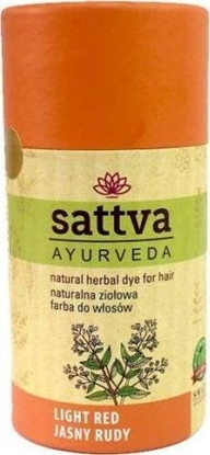 Picture of Sattva SATTVA_Natural Herbal Dye for Hair naturalna zioowa farba do wosów Light Red 150g