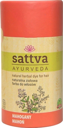 Picture of Sattva SATTVA_Natural Herbal Dye for Hair naturalna zioowa farba do wosów Mahogany 150g
