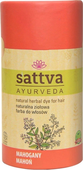 Picture of Sattva SATTVA_Natural Herbal Dye for Hair naturalna zioowa farba do wosów Mahogany 150g
