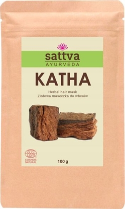 Изображение SATTVA_Herbal Hair Mask zioowa maseczka do wosów Katha 100g