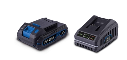 Attēls no Scheppach Rinkinys SBSK2.0 akumuliatorius 2,0Ah Li-ion + 2,4A adowania