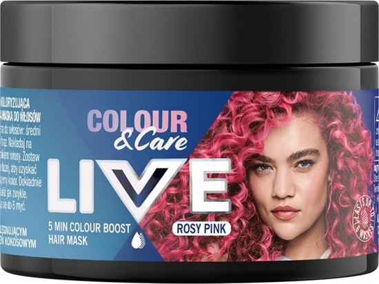 Picture of SCHWARZKOPF_Live Colour&Care 5 minutowa koloryzujca i pielgnujca maska do wosów Rosy Pink 150ml