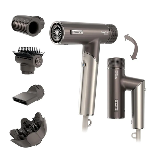Picture of Shark SpeedStyle Pro FLEX 4-in-1 matu fēns, 1700 W, sudraba