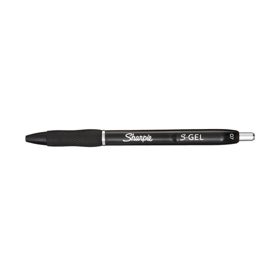 Изображение Sharpie Sharpie Gelschreiber S-Gel 0,7mm Schwarz 12 Stück Faltschachtel