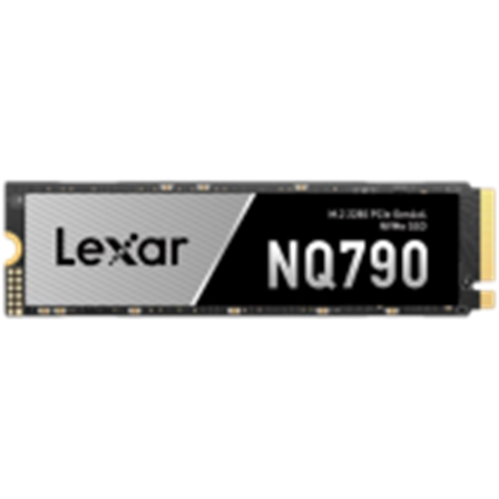Изображение SSD|LEXAR|NQ790|4TB|Heatsink M.2|PCIe Gen4|NVMe|Write speed 6000 MBytes/sec|Read speed 7000 MBytes/sec|MTBF 150000 hours|LNQ790X004T-RNNNG