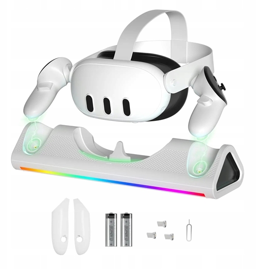 Picture of Stacja Dokujca adowarka Stojak Do Gogli Oculus Quest 3 +2x Akumulator Pad / Jys-mq006