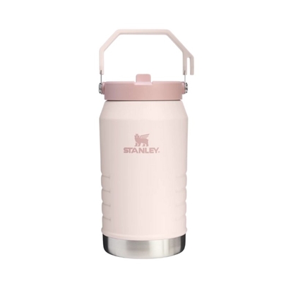 Picture of Stanley The IceFlow Flip Thermos bottle with straw 2.0 Jug 1.9L Light Pink
