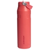 Picture of Stanley The IceFlow Thermos bottle with straw Flip Straw 2.0 1.06L Coral red-orange