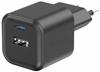 Изображение Swissten Travel Charger GaN USB-C 35W PD / USB-A 27W QC