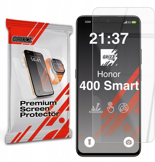 Изображение Szko hybrydowe GrizzGlass HybridGlass do Honor 400 Smart