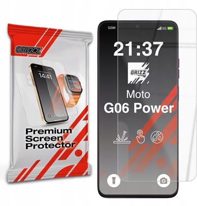 Attēls no Szko hybrydowe GrizzGlass HybridGlass do Motorola Moto G06 Power