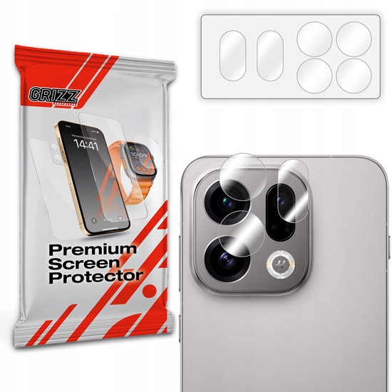 Изображение Szko na aparat GrizzGlass HybridGlass Camera do Oppo Find X9