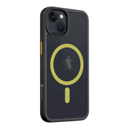 Picture of Tactical MagForce Hyperstealth 2.0 Cover for iPhone 13 / black/yellow