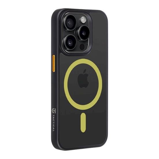 Picture of Tactical MagForce Hyperstealth 2.0 Cover for iPhone 15 Pro / black/yellow